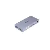 Switch KVM Unitek V307A USB HDMI 2 puertos 4K Ultra HD 3840x2160@60 Hz HDCP 2.2, carcasa metálica, gris