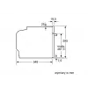 Horno eléctrico integrable Bosch HBG537FB4 con capacidad de 71 L, aire caliente 4D, EcoClean, grill, termómetro