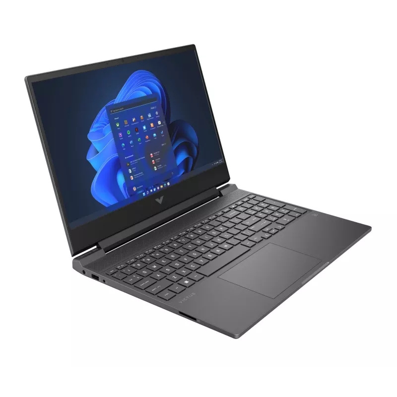 Portátil HP Victus 15-fb3040nw — 15,6 inch FHD 144Hz, AMD Ryzen 7 7445HS, 16GB DDR4 3200MHz, 512GB SSD, NVIDIA GeForce RTX 4050 6GB, FreeDOS, teclado inglés