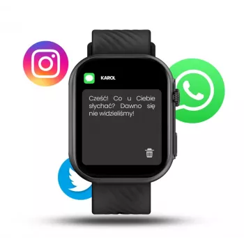 Smartwatch Manta Revo SWU401BK Negro