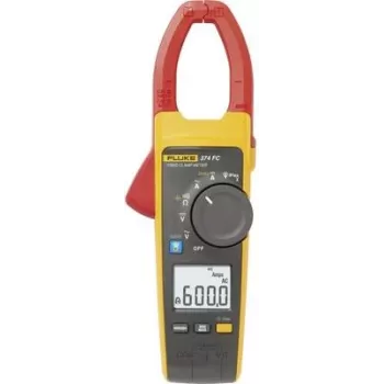 Multímetro manual Fluke 374 FC, pinza amperimétrica digital CAT III 1000 V, CAT IV 600 V visualización (cuentas): 6000 (4696001)