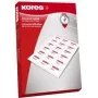 Etiqueta no adhesiva Kores L9742.10FT transparente rectangular