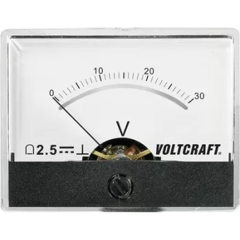 Instrumento de medición empotrable Voltcraft AM-60X46/30V/DC AM-60X46/60V/DC 30 V instrumento de bobina móvil (AM-60X46/30V/DC)