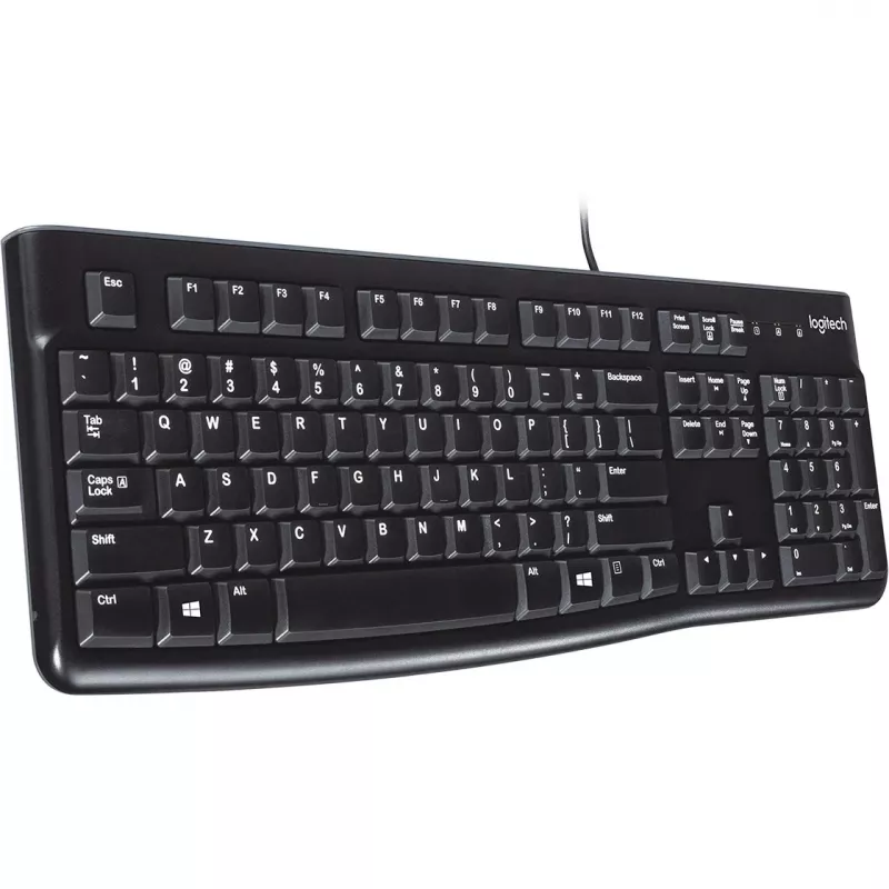 Teclado Logitech K120 USB QWERTY Español Negro (920-002499)