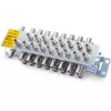 Distribuidor pasivo TECHNISAT 17/P plateado – splitter de señal pasivo para distribución de TV/SAT