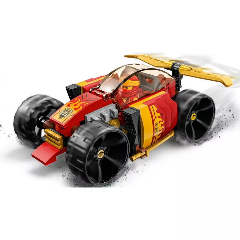 LEGO 71780 NINJAGO Coche de carreras ninja de Kai EVO 2en1, juguete de coche de carreras con modelo todoterreno, set de construcción para niños y niñas a partir de 6 años, cumpleaños