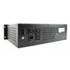 Gembird UPS-RACK-1500 SAI Line-Interactive 1500 VA 900 W, rack 19" 3,4U, 4x IEC C13 230 V, entrada IEC C14, USB, RJ11, LCD, negro