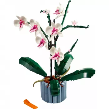 LEGO 10311 Icons Orquídea planta artificial set de construcción con flores accesorio de decoración para adultos colección botánica regalo para esposa o esposo