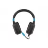 Auriculares gaming con cable Fury NFU-1584 con micrófono de diadema, circumaurales, 98 dB, 15–25000 Hz, cable de 2 m, USB y 3,5 mm, azul