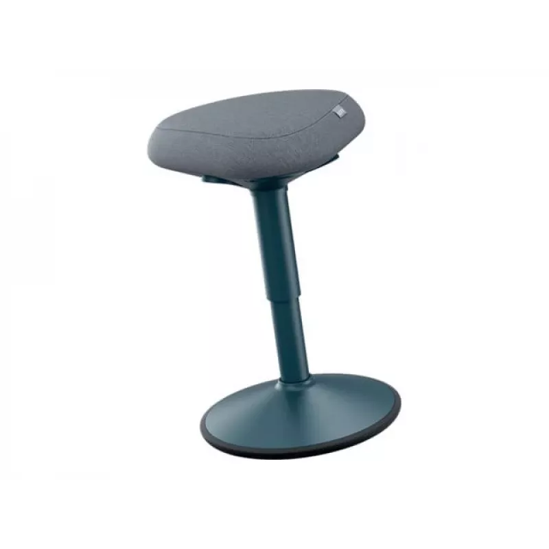 Silla de oficina Leitz 65440089 asiento acolchado gris marco de plástico