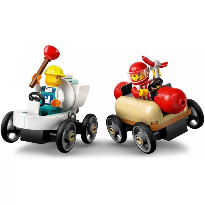 LEGO CITY 60460 No Limits: Camión con rampa y coche de carreras