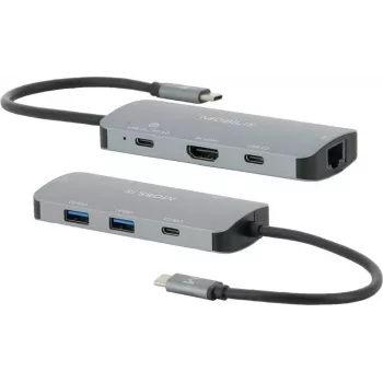 Mobilis Estación de acoplamiento USB-C - 7 en 1 - 100 W máx. (001382)