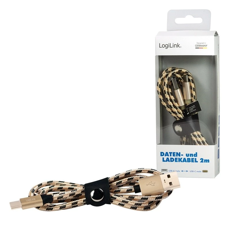 Cable de sincronización y carga USB 2.0 AM a conector USB-C