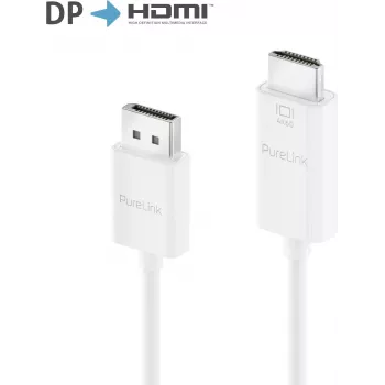 PureLink cable adaptador activo DisplayPort 1.2 a HDMI 2.0, 4K60Hz (444), conector DisplayPort/conector HDMI