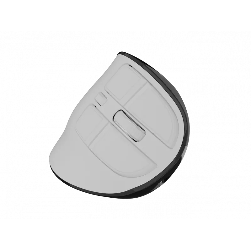 Ratón vertical inalámbrico NATEC Euphoniе Pro Bluetooth 5.0, 4000 DPI, programable, silencioso, blanco
