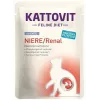 Comida húmeda para gatos KATTOVIT Niere/Renal 85 g bolsa – 12 x 85 g, ave (ternera, pollo, pato, pavo) para gatos adultos con insuficiencia renal