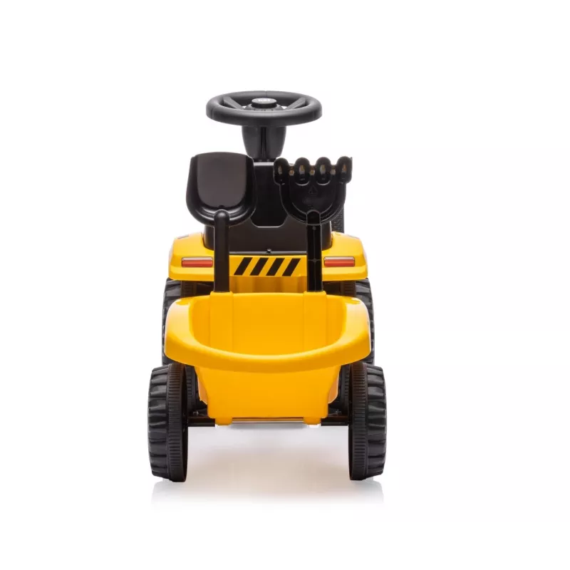 CAT Vehículo Tractor con remolque amarillo para montar