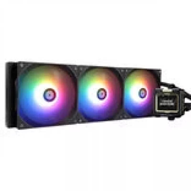 Disipador de CPU Thermalright Frozen Warframe 420 negro ARGB — ventilador ARGB de 140 mm, radiador de 420 mm