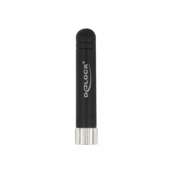 Antena WLAN 802.11 b/g/n DeLOCK RP-SMA conector macho 1,7 - 3,7 dBi negro