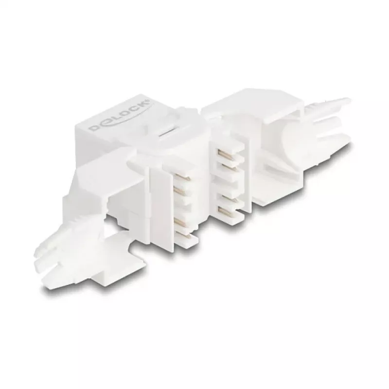 Módulo Keystone RJ45 DELOCK 90721 Cat.6A UTP 180° conector hembra LSA