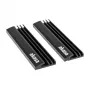 Disipador/radiador para SSD para sistema de refrigeración de PC Akasa A-M2HS01-KT02 negro 1 - 2 (A-M2HS01-KT02)