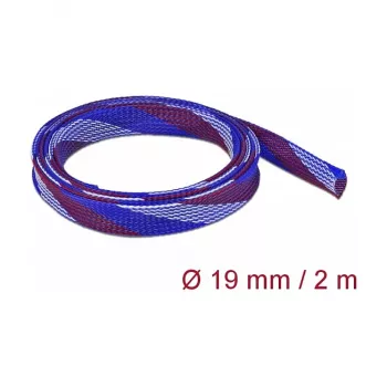 Recubrimiento de cable DeLOCK 20746 azul rojo blanco