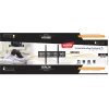 Libox Berlin LB-120 soporte de pared para TV de 37–70 pulgadas (hasta 85 pulgadas / 2,16 m), máx. 50 kg, negro