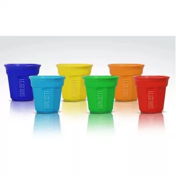 Bialetti BICCHIERINI Taza multicolor café 6 uds.