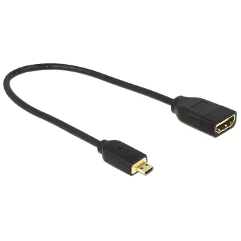 Cable HDMI DeLOCK 0,2 m HDMI-A/HDMI Micro-D