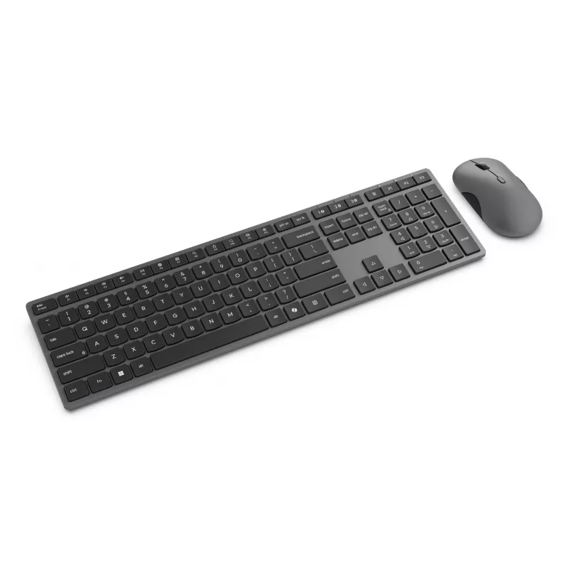 Set inalámbrico de teclado y ratón Lenovo 700 Modern Multi-Device – distribución inglés US, Bluetooth, gris Luna