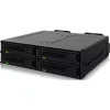 ICY DOCK - MB324V4P-B - ExpressCage - marco extraíble para 4 bahías de SSD U.2/U.3 de 15 mm para bahía de 5,25 - sistema de montaje de SSD sin herramientas