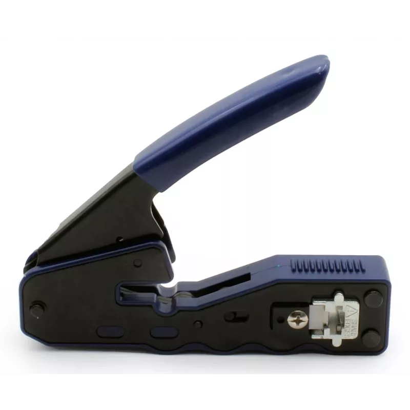Crimpadora para conectores pasantes RJ45 (8P8C) cat.5e/cat.6