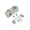 Cerradura electromagnética QOLTEC 52459 12V simétrica con memoria y bloqueo