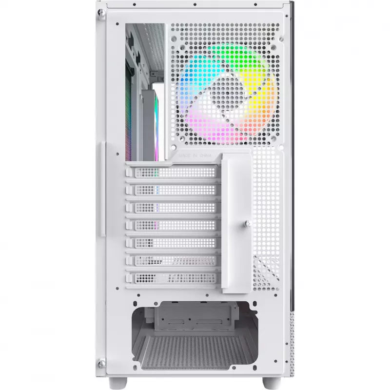 Montech XR Semitorre, cristal templado – blanca