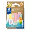Pasta de modelar Staedtler Noris Jumbo Pastel 842P C6 — blanda, fácil de moldear, colores pastel surtidos