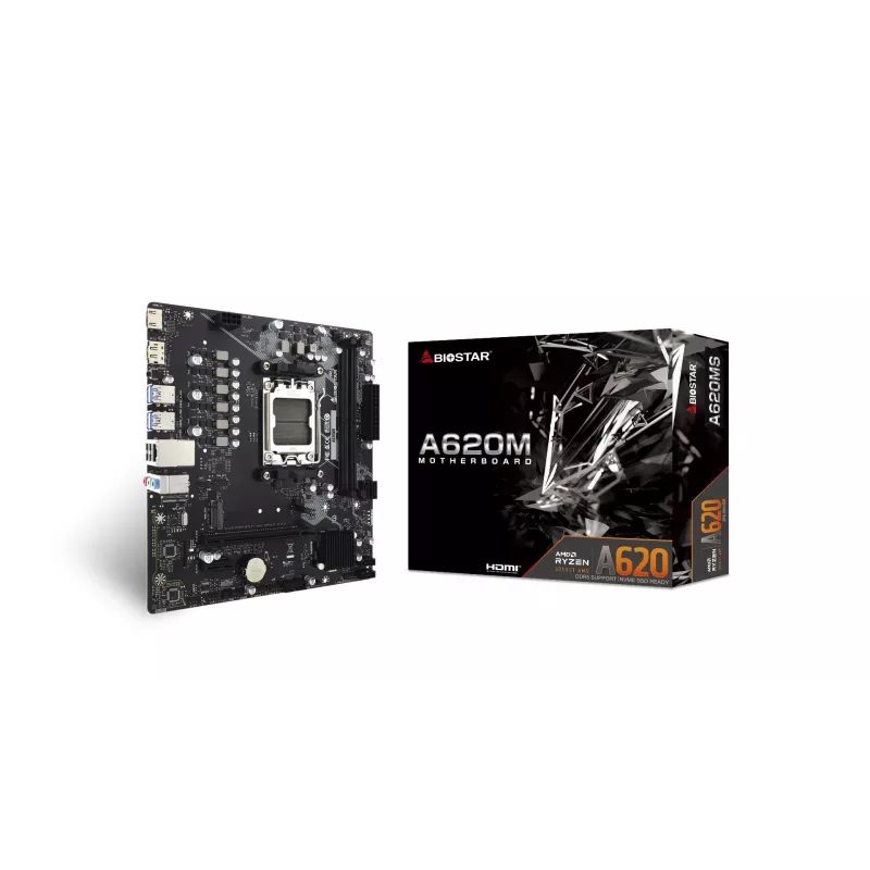 Placa base Biostar A620MS AM5 Micro-ATX
