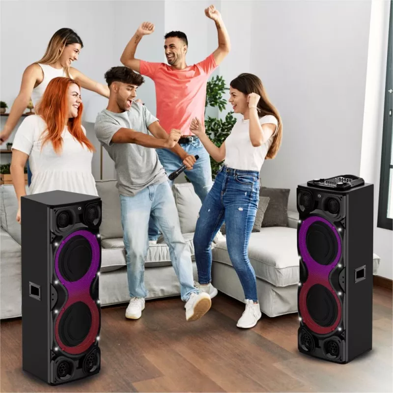 Altavoz portátil Manta SPK1204X800D Minos Pro, negro
