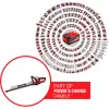 Cortasetos a batería Power X-Change GE-CH 18/60 Li-Solo, 18 voltios (rojo/negro, sin batería ni cargador)