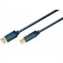ClickTronic 0,5m USB3.0 A - B m/m cable USB azul (70090)