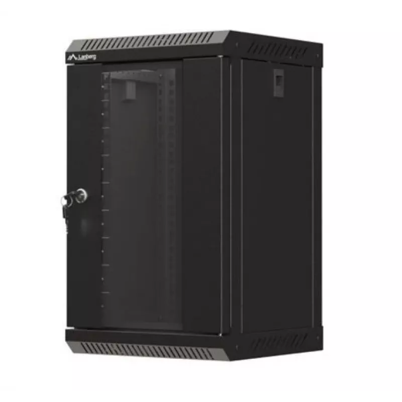 Lanberg WF11-3309-10B armario rack 9U rack de montaje en pared negro
