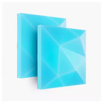 Panel LED Nanoleaf N8100E00-2TBS — Cuadrado RGB, alimentado por DC, pack de 2