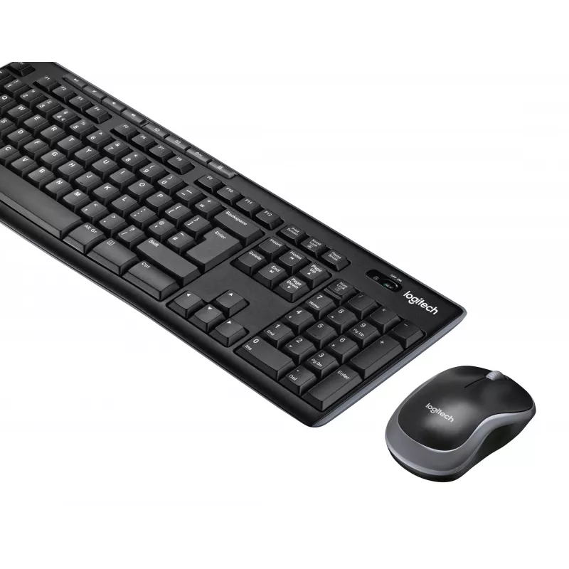 Logitech Wireless Combo MK270 – set de teclado y ratón – inalámbrico – 2,4 GHz – francés (920-004510)