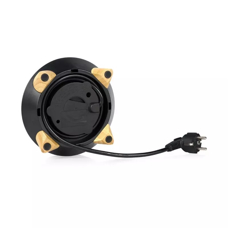 Hervidor de agua Princess 1,7 L 3000 W, carcasa de acero inoxidable, inalámbrico, beige/negro