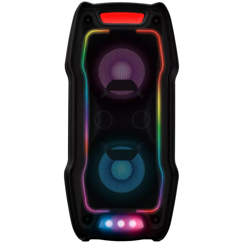 Altavoz SVEN PS-730, negro (100W, TWS, Bluetooth, FM, USB, microSD, pantalla LED, 4400 mAh)