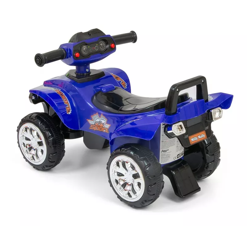 Vehículo deslizador Milly Mally Ride-on Monster Navy — vehículo deslizador infantil con asiento, altura de asiento baja