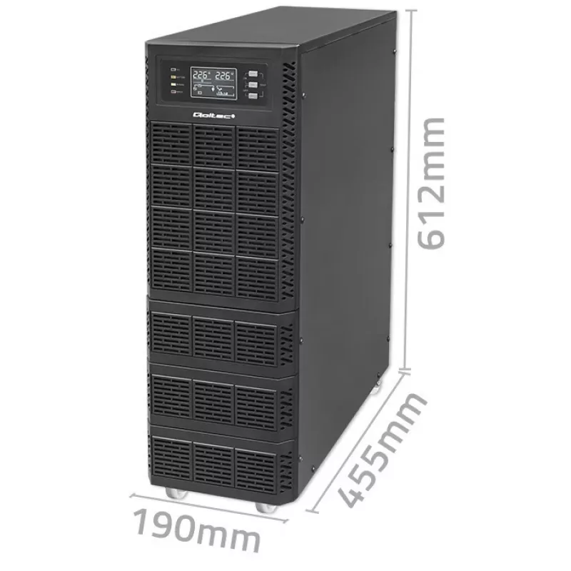 Sistema de alimentación ininterrumpida QOLTEC 52283 6kVA 6000W PF 1.0