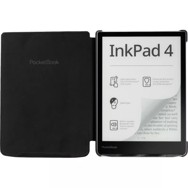 Funda PocketBook Shell H-S-743-CL-WW para InkPad 4 / Color 2 / Color 3 de 7,8 pulgadas, rayas de colores