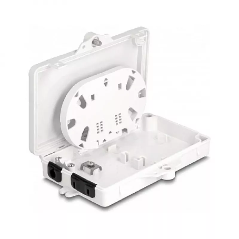 Caja distribuidora de fibra óptica DeLOCK 87899 IP65 impermeable 2 puertos