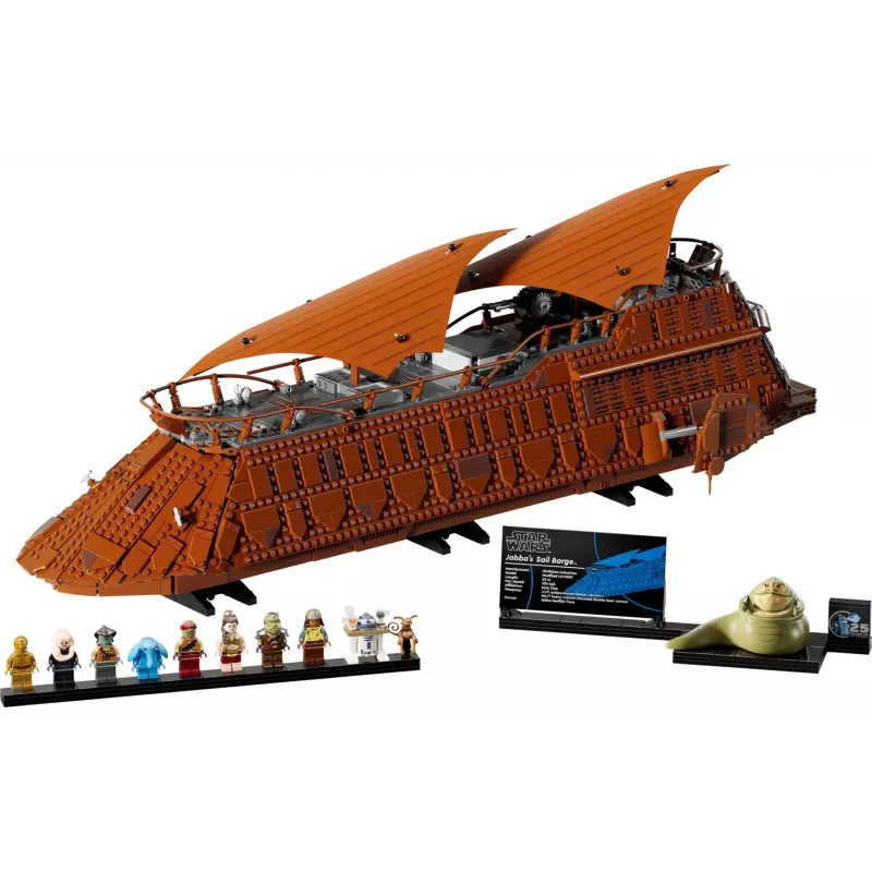 LEGO Star Wars Set Jabba's Barge 75397 – 3943 piezas, 11 minifiguras, edad 18+