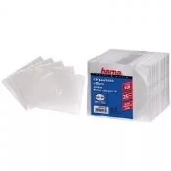 Hama caja fina para CD, 25 uds./pack. 1 CD transparente
